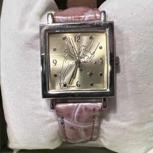 Disney Tinker Bell Watch with Pink and Silver Accents